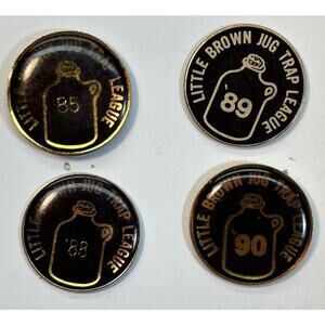 Little Brown Jug Trap League Lapel Pins Trap Skeet Shooting 85 88 89 90